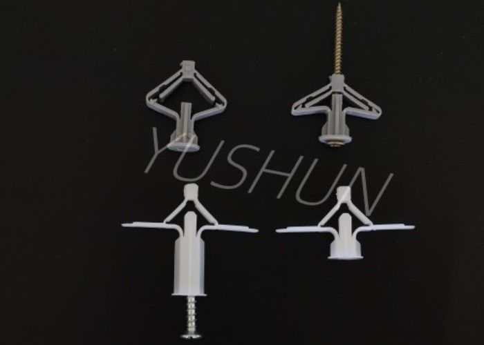 Γκρίζα PP/PE 100pcs/bag χρήση βιδών βουλωμάτων τοίχων Aircarft M13*35mm για τον τοίχο