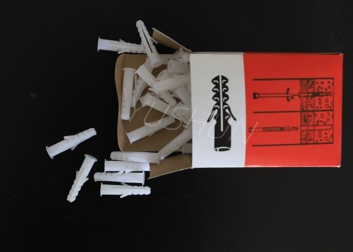 Νάυλον 8*40mm σκοτεινή γκρίζα βίδα βουλωμάτων τοίχων χρώματος πλαστική/πλαστική χρήση αγκύρων τοίχων για τον τοίχο