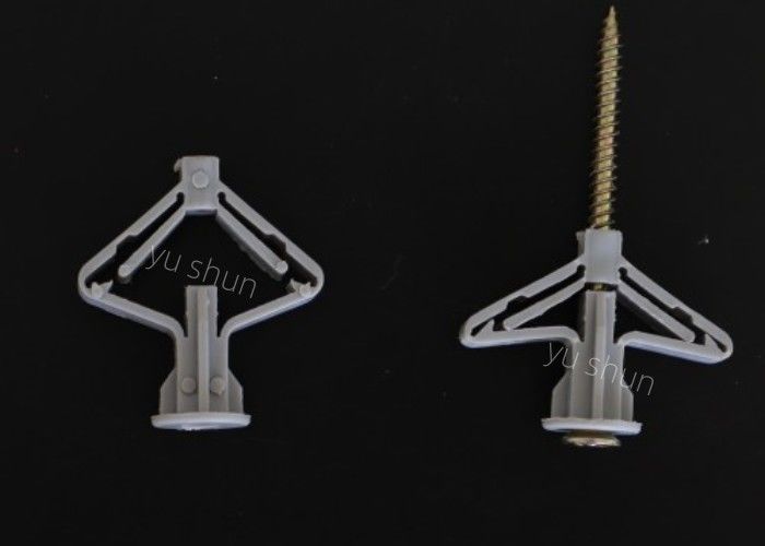 Γκρίζα PP/PE 100pcs/bag χρήση βιδών βουλωμάτων τοίχων Aircarft M13*35mm για τον τοίχο