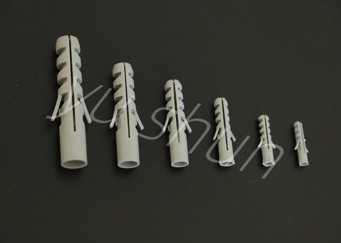 7mm 10mm σκοτεινή γκρίζα χρώματος ασυμμετρική συνήθεια βιδών βουλωμάτων τοίχων επέκτασης πλαστική