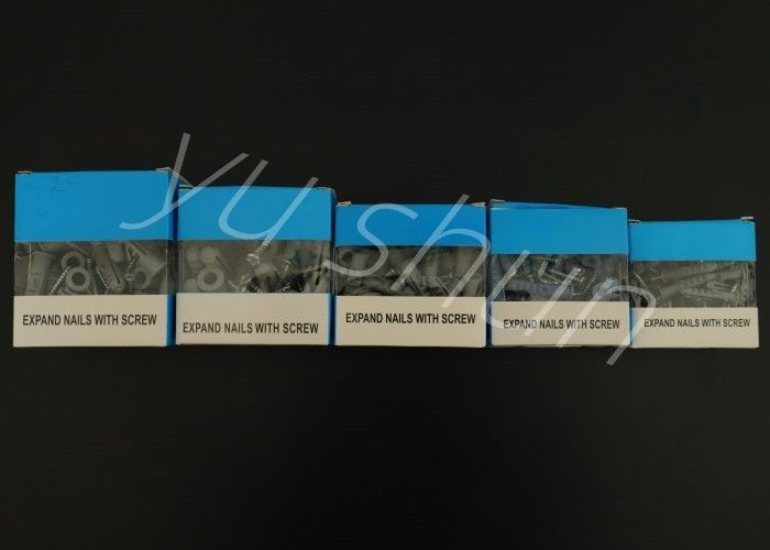 25pcs/bag πλαστική άγκυρα τοίχου για ισχυρές και αξιόπιστες εγκαταστάσεις