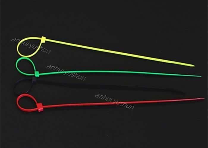 UV ανθεκτικός μαύρος νάυλον δεσμός 200mm καλωδίων χρώματα συνήθειας