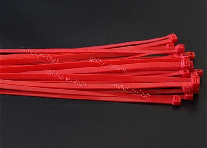 UV ανθεκτικός μαύρος νάυλον δεσμός 200mm καλωδίων χρώματα συνήθειας