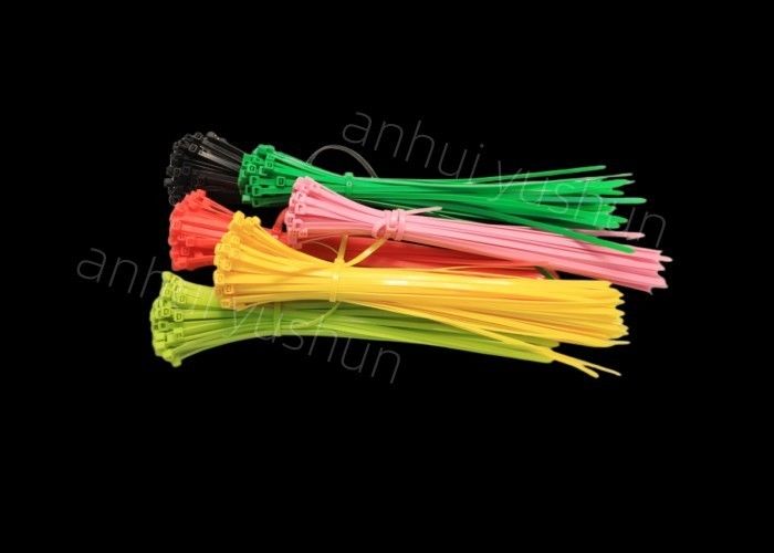 2.5mm 100mm πλαστικό καλώδιο νάιλον δέσιμο UL94V-2 αντιφλεγμονώδη για καλώδιο δέσμη 100pcs / σακούλα